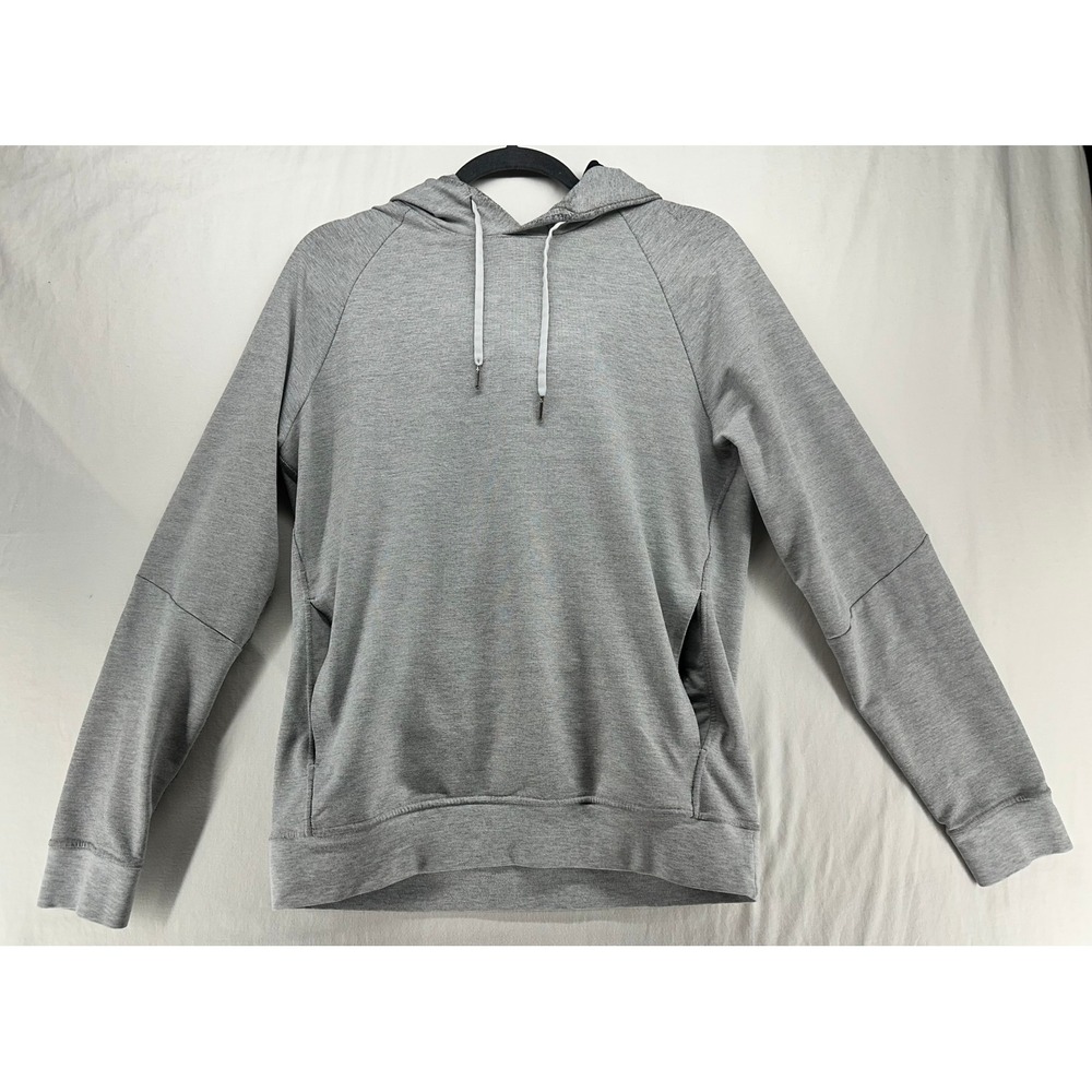 Lululemon City Sweat Pullover Hoodie Heathered Core Medium Grey Mens Size M